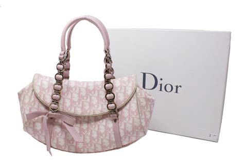 pink christian dior handbag|Dior pink shoulder bag.